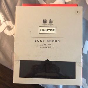 Hunter boot socks size large 8-10 female